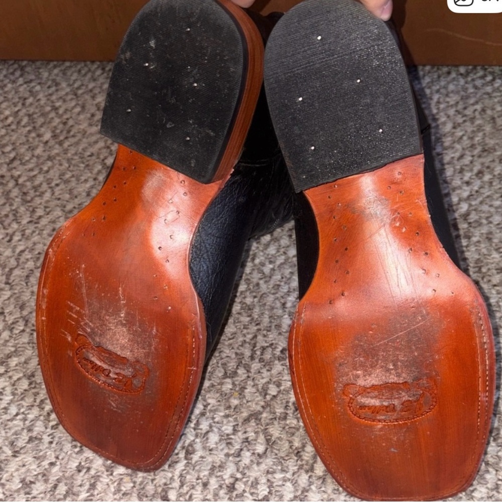 J.B. Dillon Ostrich Original Leather Boots - Picture 5 of 6